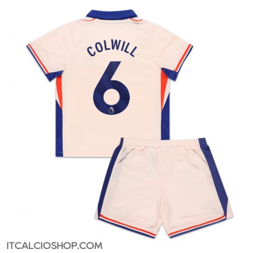 Chelsea Levi Colwill #6 Seconda Maglia Bambino 2024-25 Manica Corta (+ Pantaloni corti)